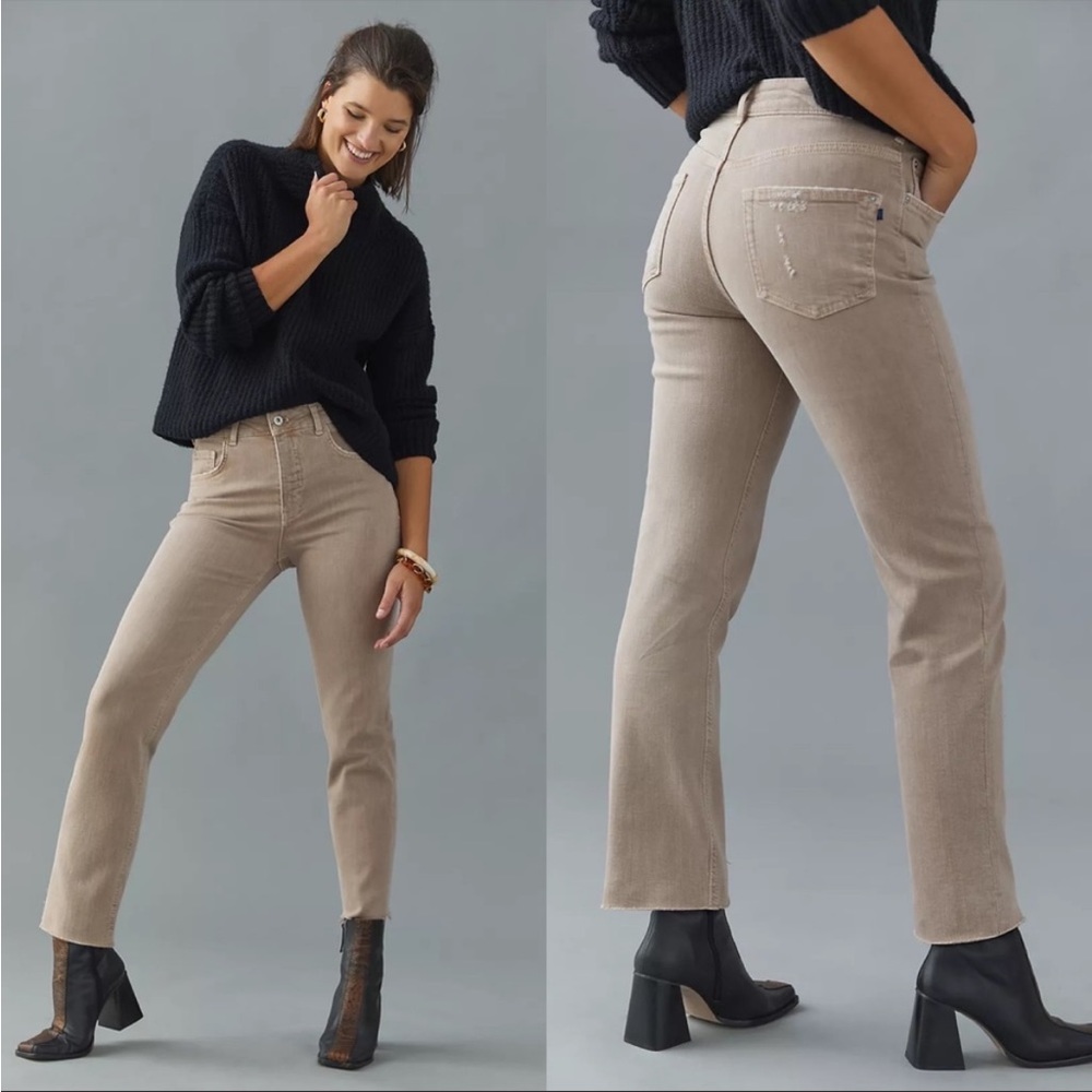 Anthropologie Pilcro The Vintage Straight Jeans in Mango Size 25